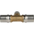 Тройник переходной STOUT 20х16х20 для металлопластиковых труб прессовой, SFP-0005-201620