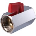 Кран шаровой мини STOUT 3/4 муфтовый, SVB-0021-000020