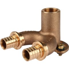 Проточный настенный угольник РЕХАУ RAUTITAN 20/20-Rp 1/2 длинный RX+ для труб из сшитого полиэтилена, 14562711001