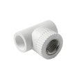 Тройник комбинированный Pro Aqua d=32-1/2 PP-R ВР Белый, PA24015