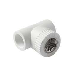 Тройник комбинированный Pro Aqua d=25-3/4 PP-R ВР Белый, PA24014P