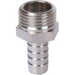 Штуцер STOUT НР никелированный 1/2 x12, SFT-0067-001212