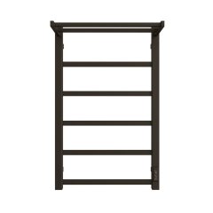 Полотенцесушитель STOUT электрический JAZZ quadro 80*50 Черный матовый с полкой, SHQ-J2QQ-F08050