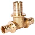 Тройник переходной STOUT 25x32x25 для труб из сшитого полиэтилена аксиальный, SFA-0014-253225