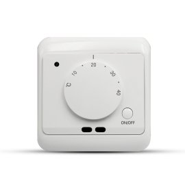 Термостат теплого пола 16А STOUT STE-3001 белый, STE-3001-110710