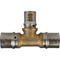 Тройник переходной STOUT 26х20х26 для металлопластиковых труб прессовой, SFP-0005-262026
