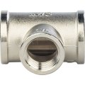 Тройник STOUT ВВ переходной никелированный 3/4X1/2X3/4, SFT-0022-341234