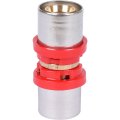 Муфта TIEMME 20x20 для металлопластиковых труб прессовой, 1650022