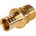 Переходник с наружной резьбой ROMMER 20xG 1/2 для труб из сшитого полиэтилена аксиальный, RFA-0001-002012