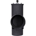 Патрубок дымохода вертикальный ROMMER D=120, L=247, H=346, RSB-1110-041394
