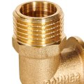 Угольник-переходник с наружной резьбой ROMMER 20xG 1/2 для труб из сшитого полиэтилена аксиальный, RFA-0005-002012
