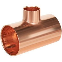 Тройник JINTIAN ВП 28x15x28 из меди под пайку, JT-15130281528