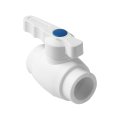 Шаровой кран полнопроходной Pro Aqua d= 32 PP-R Prime Белый, PA40512