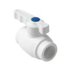 Шаровой кран полнопроходной Pro Aqua d= 32 PP-R Prime Белый, PA40512