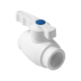 Шаровой кран полнопроходной Pro Aqua d= 32 PP-R Prime Белый, PA40512
