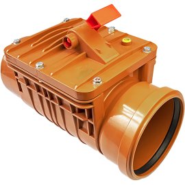 Обратный клапан для наружной канализации Pro Aqua Terra D110 PP, PPH80110