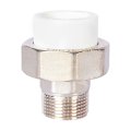 Муфта комбинированная Pro Aqua d=25-3/4 PP-R разъемная (американка) УСИЛЕННАЯ НР Белая, PA21014S