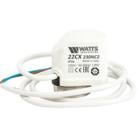 Сервопривод электротермический Watts 22CX нормально закрытый, 230 В, 10029671