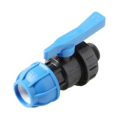 Кран муфта шаровой Pro Aqua ПНД UNIO D 40x1 1/4 нр, 9930000000M040