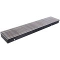 Внутрипольный конвектор STOUT SCN-1100 80х240х1200 (Решётка роликовая) правое подключение, SCN-1100-0824120