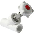 *Клапан Pro Aqua d= 20 PP-R (вентиль) косой Белый, PA42008