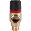 Термостатический смесительный клапан для систем отопления и ГВС ROMMER 3/4 НР 30-65°С KV 1,8 (центральное смешивание), RVM-1121-186520