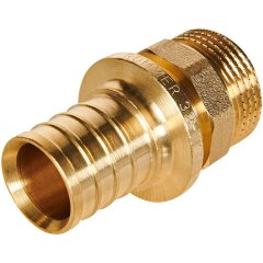 Переходник с наружной резьбой ROMMER 32xG 1 для труб из сшитого полиэтилена аксиальный, RFA-0001-003210