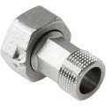 Штуцер Pro Aqua D 1/2 x 3/4 с накидной гайкой с ушком для пломбы, Н, 18-m15x
