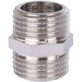 Ниппель HH TIEMME никелированный 1/2х1/2 для стальных труб резьбовой, 1500036