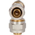Тройник переходной STOUT 16x20x16 для металлопластиковых труб винтовой, SFS-0010-162016