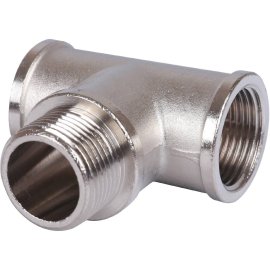 Тройник STOUT ВНВ никелированный 3/4 x3/4 x3/4, SFT-0065-343434