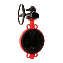Затвор дисковый поворотный РАШВОРК DN600 PN16, GG25 / GGG40 / EPDM, М/Ф с редуктором, 200-600-16