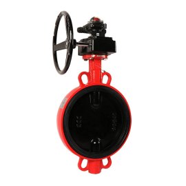 Затвор дисковый поворотный РАШВОРК DN600 PN16, GG25 / GGG40 / EPDM, М/Ф с редуктором, 200-600-16