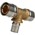 Тройник переходной STOUT 32х20х32 для металлопластиковых труб прессовой, SFP-0005-322032