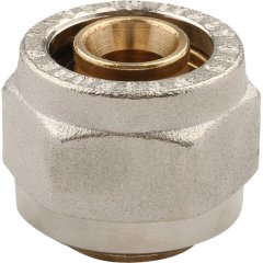 Соединитель TIEMME для металлопластиковой трубы 16*1/2, 1440001(1635N001604)