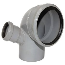 Отвод Sinikon с левым патрубком ПП D110/050*87°, 552003.R