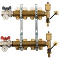 Коллектор в сборе на 4 выхода TIEMME 1х3/4 ЕК, 3870012(3875G060504)