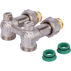 Узел нижнего подключения Meibes ET2/50, угловой 3/4”*3/4”, F10086