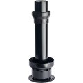 *SCA-0080-800001 STOUT Элемент дымохода DN80/100 к-т адаптер вертикальный утепленный, 584 мм, финальный участок, SCA-0080-800001