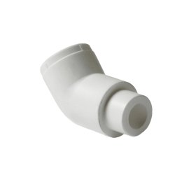 Угольник Pro Aqua d= 20 PP-R 45 градусов переходной Н-В Белый, PA13808