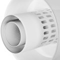 STOUT SCR-8125-800002 STOUT Оголовок вертикальный с ветрозащитой традиц. коакс. D80(п)/125(п) БЕЛЫЙ широкий, SCR-8125-800002
