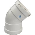 Элемент дымохода STOUT отвод 45° м/м DN80, SCA-0080-020045