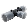 Тройник переходной радиальный PPSU 20x16x20, черный,RTP