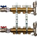 Распределительный коллектор из латуни без расходомеров STOUT 4 выхода, SMB 0468 000004