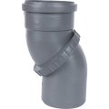 Отвод универсальный Sinikon D110 серый, KU.110.G