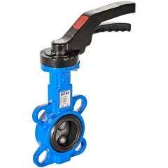 Затвор дисковый поворотный FAF Valve 3500 DN 040 PN 16 межфланцевый с рукояткой из чугуна EPDM, 3500040