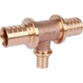 Тройник РЕХАУ RAUTITAN PLATINUM с уменьшенным боковым проходом 32-20-32 RX для труб из сшитого полиэтилена аксиальный, 14564581001
