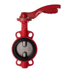 Затвор дисковый поворотный РАШВОРК DN250 PN16, GG25 / CF8 / EPDM, М/Ф, с рукояткой, 201-250-16