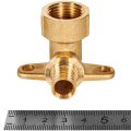 Угольник настенный с креплением ROMMER 16xG 1/2 для труб из сшитого полиэтилена аксиальный, RFA-0009-001612