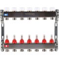 Коллектор из нержавеющей стали с расходомерами ROMMER 7 выходов, RMS-1200-000007